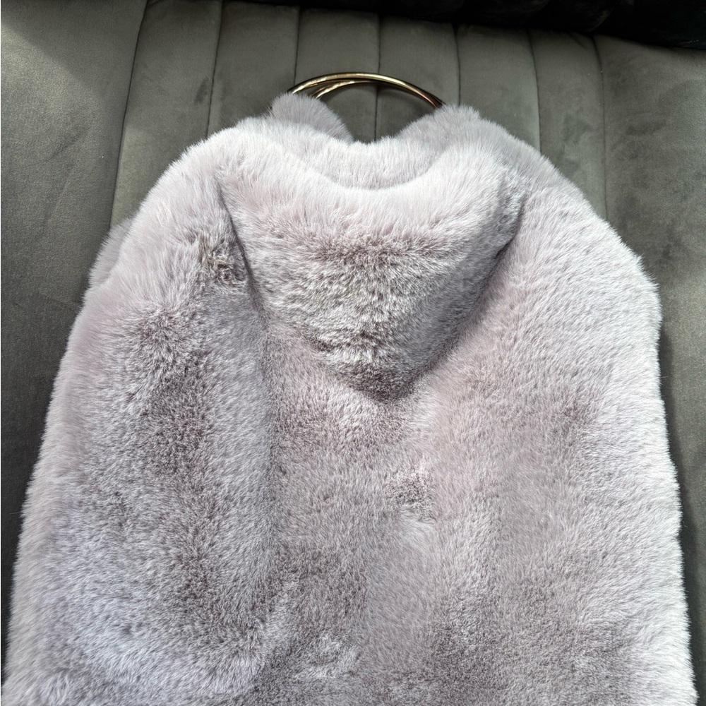 Purple Fuzzy Bag